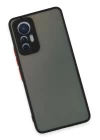 Xiaomi Mi 12 Lite Kılıf Montreal Silikon Kapak - Siyah