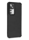 Xiaomi Mi 12T Kılıf Loop Deri Silikon - Siyah