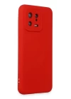 Xiaomi Mi 13 Kılıf Nano içi Kadife Silikon - Kırmızı