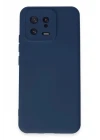 Xiaomi Mi 13 Kılıf Nano içi Kadife Silikon - Lacivert