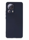 Xiaomi Mi 13 Lite Kılıf Nano içi Kadife Silikon - Lacivert