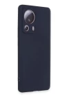 Xiaomi Mi 13 Lite Kılıf Nano içi Kadife Silikon - Lacivert