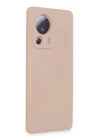 Xiaomi Mi 13 Lite Kılıf Nano içi Kadife Silikon - Pudra