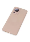 Xiaomi Mi 13 Lite Kılıf Nano içi Kadife Silikon - Pudra