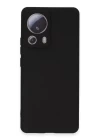 Xiaomi Mi 13 Lite Kılıf Nano içi Kadife Silikon - Siyah