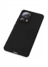 Xiaomi Mi 13 Lite Kılıf Nano içi Kadife Silikon - Siyah
