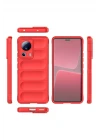 Xiaomi Mi 13 Lite Kılıf Optimum Silikon - Kırmızı