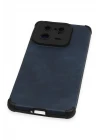 Xiaomi Mi 13 Pro Kılıf Loop Deri Silikon - Lacivert