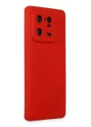 Xiaomi Mi 13 Pro Kılıf Nano içi Kadife Silikon - Kırmızı