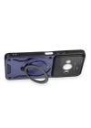 Xiaomi Poco C61 Kılıf Joy Lens Standlı Kapak - Lacivert