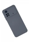 Xiaomi Poco M4 Pro 4G Kılıf Nano içi Kadife Silikon - Gri