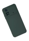 Xiaomi Poco M4 Pro 4G Kılıf Nano içi Kadife Silikon - Koyu Yeşil