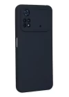 Xiaomi Poco M4 Pro 4G Kılıf Nano içi Kadife Silikon - Lacivert