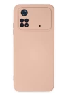 Xiaomi Poco M4 Pro 4G Kılıf Nano içi Kadife Silikon - Pudra