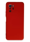 Xiaomi Poco X3 GT Kılıf Nano içi Kadife Silikon - Kırmızı