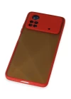 Xiaomi Poco X4 Pro 5G Kılıf Montreal Silikon Kapak - Kırmızı