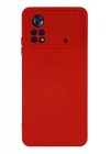 Xiaomi Poco X4 Pro 5G Kılıf Nano içi Kadife Silikon - Kırmızı