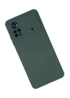 Xiaomi Poco X4 Pro 5G Kılıf Nano içi Kadife Silikon - Koyu Yeşil
