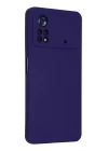 Xiaomi Poco X4 Pro 5G Kılıf Nano içi Kadife Silikon - Mor
