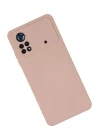 Xiaomi Poco X4 Pro 5G Kılıf Nano içi Kadife Silikon - Pudra