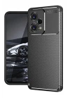 Xiaomi Poco X5 5G Kılıf Auto Focus Karbon Kapak - Siyah