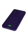 Xiaomi Poco X5 5G Kılıf Kelvin Kartvizitli Silikon - Derin Mor