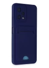 Xiaomi Poco X5 5G Kılıf Kelvin Kartvizitli Silikon - Lacivert