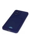 Xiaomi Poco X5 5G Kılıf Kelvin Kartvizitli Silikon - Lacivert