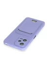 Xiaomi Poco X5 5G Kılıf Kelvin Kartvizitli Silikon - Lila