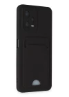 Xiaomi Poco X5 5G Kılıf Kelvin Kartvizitli Silikon - Siyah