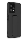 Xiaomi Poco X5 5G Kılıf Mega Standlı Silikon - Siyah