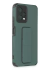 Xiaomi Poco X5 5G Kılıf Mega Standlı Silikon - Yeşil