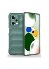 Xiaomi Poco X5 5G Kılıf Optimum Silikon - Koyu Yeşil