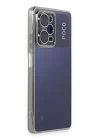 Xiaomi Poco X5 Pro 5G Kılıf Lensli Silikon - Gümüş