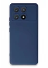 Xiaomi Poco X6 Pro Kılıf Nano içi Kadife Silikon - Lacivert