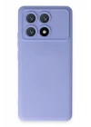Xiaomi Poco X6 Pro Kılıf Nano içi Kadife Silikon - Lila