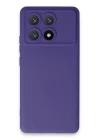 Xiaomi Poco X6 Pro Kılıf Nano içi Kadife Silikon - Mor