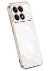 Xiaomi Poco X6 Pro Kılıf Volet Silikon - Beyaz