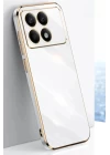 Xiaomi Poco X6 Pro Kılıf Volet Silikon - Beyaz