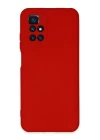 Xiaomi Redmi 10 2022 Kılıf Nano içi Kadife Silikon - Kırmızı