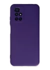 Xiaomi Redmi 10 2022 Kılıf Nano içi Kadife Silikon - Mor