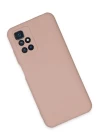 Xiaomi Redmi 10 2022 Kılıf Nano içi Kadife Silikon - Pudra