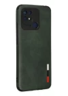 Xiaomi Redmi 10C Kılıf Loop Deri Silikon - Yeşil