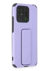 Xiaomi Redmi 10C Kılıf Mega Standlı Silikon - Lila