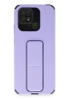Xiaomi Redmi 10C Kılıf Mega Standlı Silikon - Lila