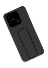 Xiaomi Redmi 10C Kılıf Mega Standlı Silikon - Siyah