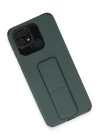 Xiaomi Redmi 10C Kılıf Mega Standlı Silikon - Yeşil