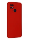 Xiaomi Redmi 10C Kılıf Nano içi Kadife Silikon - Kırmızı
