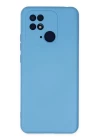 Xiaomi Redmi 10C Kılıf Nano içi Kadife Silikon - Mavi