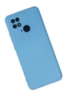 Xiaomi Redmi 10C Kılıf Nano içi Kadife Silikon - Mavi
